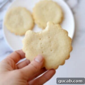 Homemade almond flour shortbread cookies, perfect for a gluten-free treat.