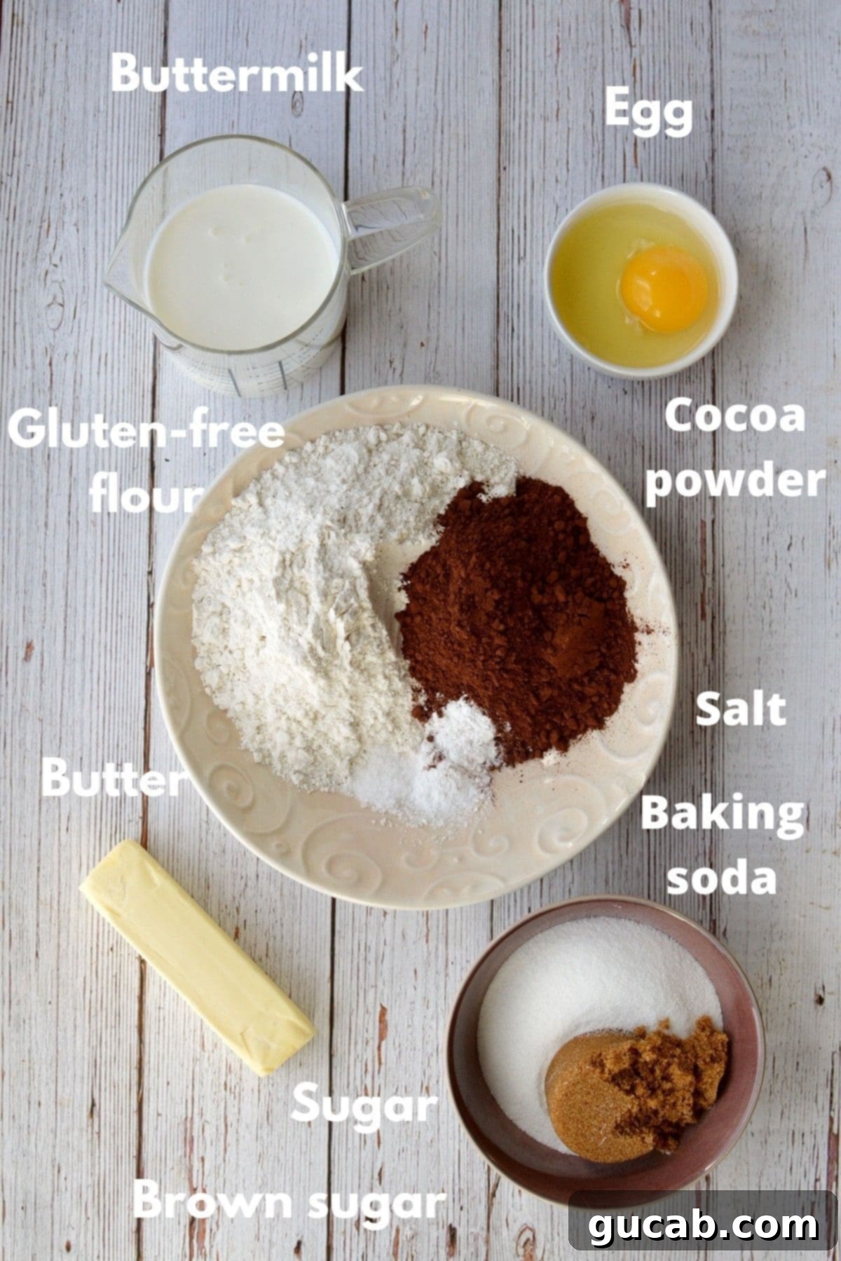 ingredients for gluten-free whoopie pies