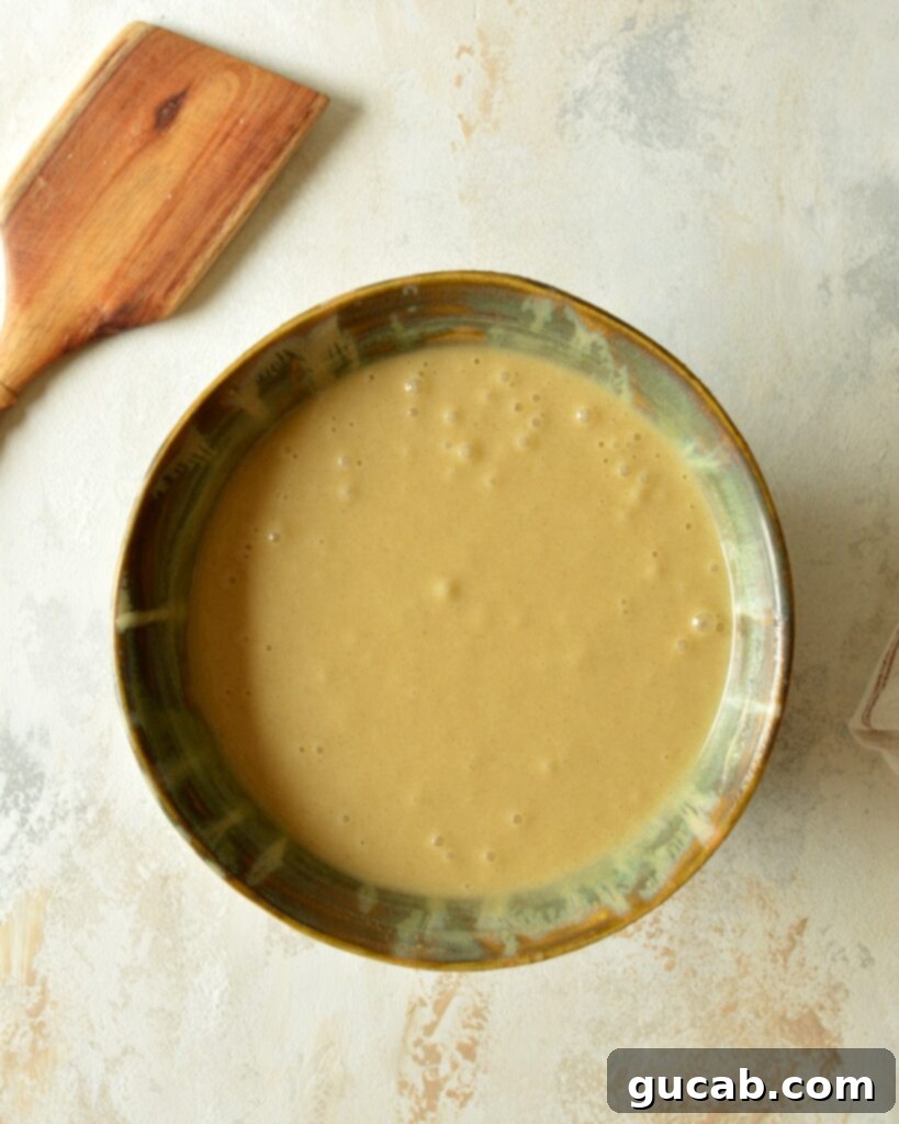 Golden Gluten and Dairy-Free Yellow Cake 7 gluten-free dairy-free cake batter