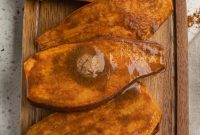 Maple-Glazed Sweet Potato Rounds in the Toaster Oven