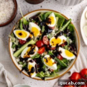 Salad drizzled with homemade fig dressing